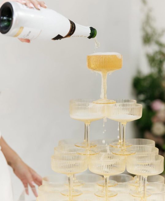 champagne tower
