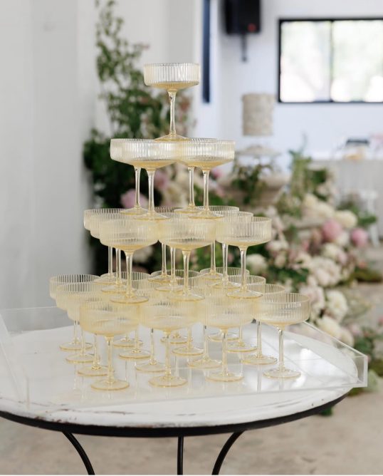 champagne tower