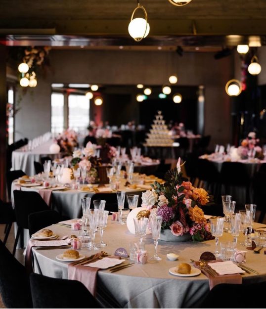 oatmeal tablecloth hire