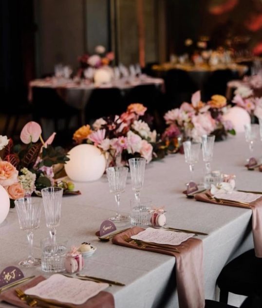 oatmeal tablecloth hire