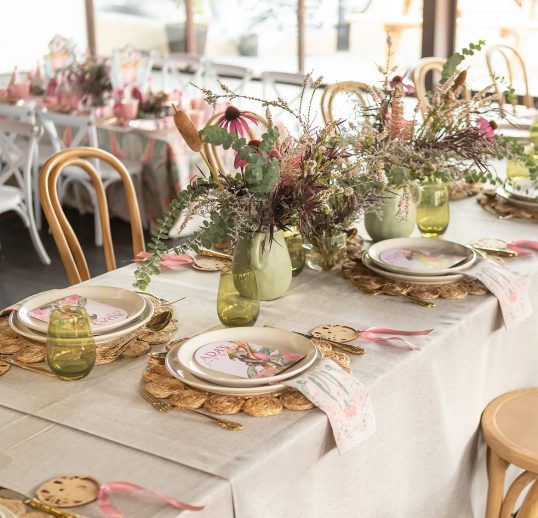 oatmeal tablecloth hire