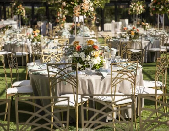 oatmeal tablecloth hire