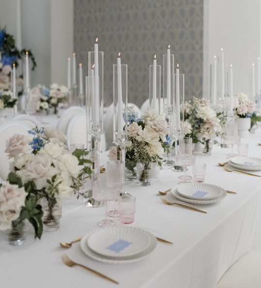 white tablecloth hire