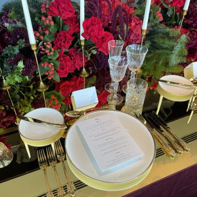 christmas tablescape