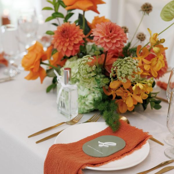 natural tablecloth hire