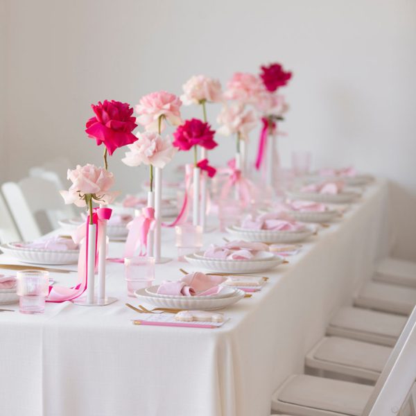 white tablecloth hire